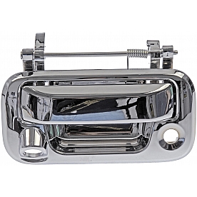 Help! By Dorman Tailgate Handle - Chrome Plated Plastic Silver - 91077