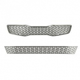 Bully Truck Grille Insert - Triple Chrome Plated ABS Plastic - GI112