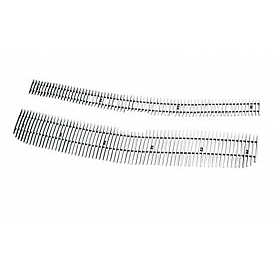 Paramount Automotive Grille Insert - Polished Aluminum 4 Millimeter Vertical Style - 360140