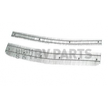 Paramount Automotive Grille Insert - Polished Aluminum 4 Millimeter Vertical Style - 360140