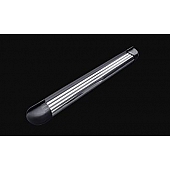 Romik USA Running Board Polished Aluminum Stationary - 26001418