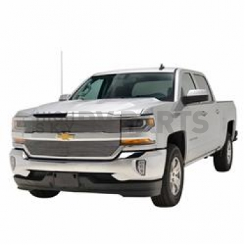 Paramount Automotive Grille Insert - Polished Aluminum 4 Millimeter Horizontal Style - 360243
