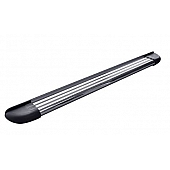 Romik USA Running Board Polished Aluminum Stationary - 27002418