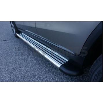 Romik USA Running Board Polished Aluminum Stationary - 27002418-2