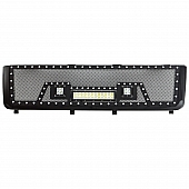 Paramount Automotive Grille - Powder Coated Black Stainless Steel - 480835