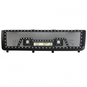 Paramount Automotive Grille - Powder Coated Black Stainless Steel - 480835