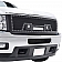 Paramount Automotive Grille - Powder Coated Black Stainless Steel - 480835