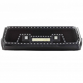 Paramount Automotive Grille - Powder Coated Black Stainless Steel - 480846
