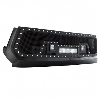 Paramount Automotive Grille - Powder Coated Black Stainless Steel - 480846-1