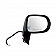 K-Source Exterior Mirror Electric Rectangular Black Single - 70161T
