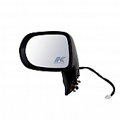 K-Source Exterior Mirror Electric Rectangular Black Single - 70162T
