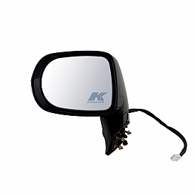 K-Source Exterior Mirror Electric Rectangular Black Single - 70162T