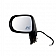 K-Source Exterior Mirror Electric Rectangular Black Single - 70162T