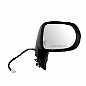 K-Source Exterior Mirror Electric Rectangular Black Single - 70163T