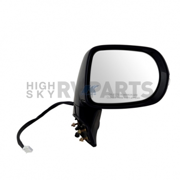 K-Source Exterior Mirror Electric Rectangular Black Single - 70163T