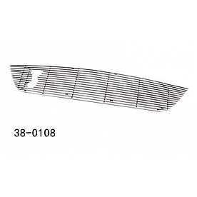 Paramount Automotive Grille Insert - Polished Aluminum 4 Millimeter Horizontal Style - 380108