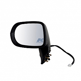 K-Source Exterior Mirror Electric Rectangular Black Single - 70164T