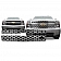 Bully Truck Grille Insert - Chrome Plated ABS Plastic - GI124L