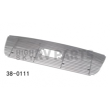 Paramount Automotive Grille Insert - Polished Aluminum 4 Millimeter Horizontal Style - 380111