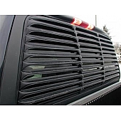 Astra/Hammond Window Louver Rear Window ABS Plastic Black - 6061