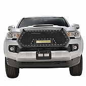 Paramount Automotive Grille - Powder Coated Black Stainless Steel - 480857