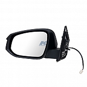 K-Source Exterior Mirror Electric OEM Black Single - 70170T