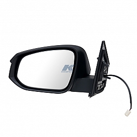 K-Source Exterior Mirror Electric OEM Black Single - 70170T
