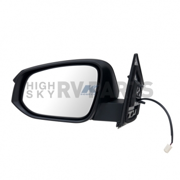 K-Source Exterior Mirror Electric OEM Black Single - 70170T