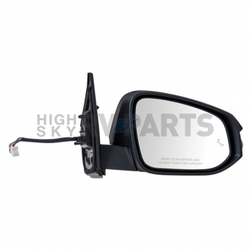 K-Source Exterior Mirror Electric OEM Black Single - 70173T