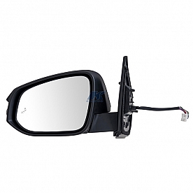K-Source Exterior Mirror Electric OEM Black Single - 70174T