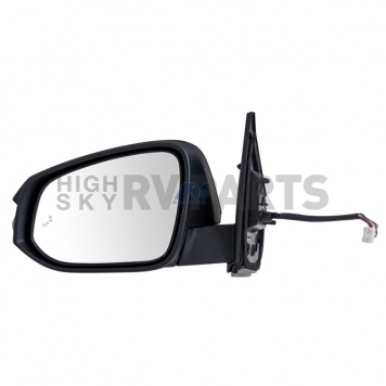 K-Source Exterior Mirror Electric OEM Black Single - 70174T