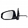 K-Source Exterior Mirror Electric OEM Black Single - 70174T