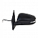 K-Source Exterior Mirror Electric OEM Black Single - 70174T