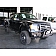 N-Fab Nerf Bar - Truck Wheel to Wheel Black Gloss Powder Coated Steel Round - F0996CC
