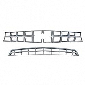 Bully Truck Grille Insert - Triple Chrome Plated ABS Plastic - GI86