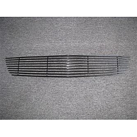 Street Scene Grille Insert - Horizontal Bar Aluminum Black Powder Coated - 95085693