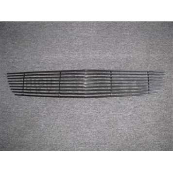 Street Scene Grille Insert - Horizontal Bar Aluminum Black Powder Coated - 95085693