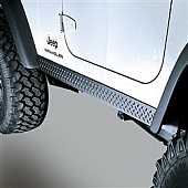 Rugged Ridge Rocker Panel Molding - Thermoplastic Black Set of 2 - 1165005