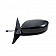 K-Source Exterior Mirror Power OEM Black Single - 60604C