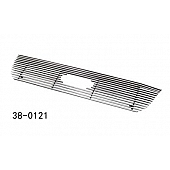 Paramount Automotive Grille Insert - Polished Aluminum 4 Millimeter Horizontal Style - 380121