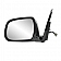K-Source Exterior Mirror Electric Rectangular Black Single - 70180T