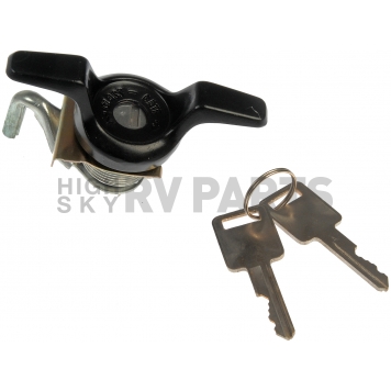 Help! By Dorman Tailgate Lock - Manual Natural Steel Black - 77101-3