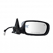 K-Source Exterior Mirror Power OEM Black Single - 60605C