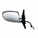 K-Source Exterior Mirror Power OEM Black Single - 60605C