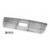 Paramount Automotive Grille Insert - Polished Aluminum 4 Millimeter Horizontal Style - 380131