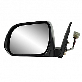 K-Source Exterior Mirror Electric Rectangular Black Single - 70182T