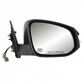 K-Source Exterior Mirror Electric OEM Black Single - 70183T