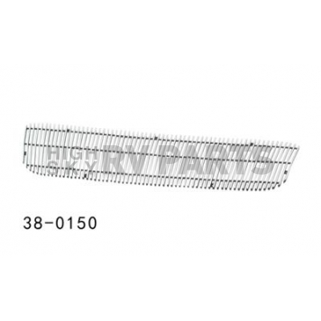 Paramount Automotive Grille Insert - Polished Aluminum 4 Millimeter Vertical Style - 380150
