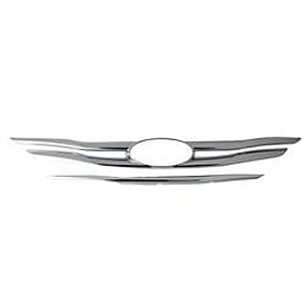 Bully Truck Grille Insert - Triple Chrome Plated ABS Plastic - GI97