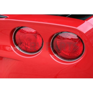 American Car Craft Tail Light Molding - Chrome Plated Vinyl Silver - 042089-1